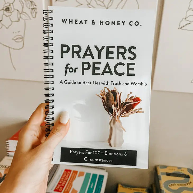 Prayers for Peace : A Guide to Beat Lies with Truth & Worship-330 Other-Wheat & Honey Co.-Peachy Keen Boutique, Women's Fashion Boutique, Located in Cape Girardeau and Dexter, MO