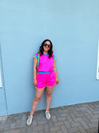 Bright Girl Summer Shorts [Matching Set]-200 Shorts/Skirts-Why Dresses-Peachy Keen Boutique, Women's Fashion Boutique, Located in Cape Girardeau and Dexter, MO