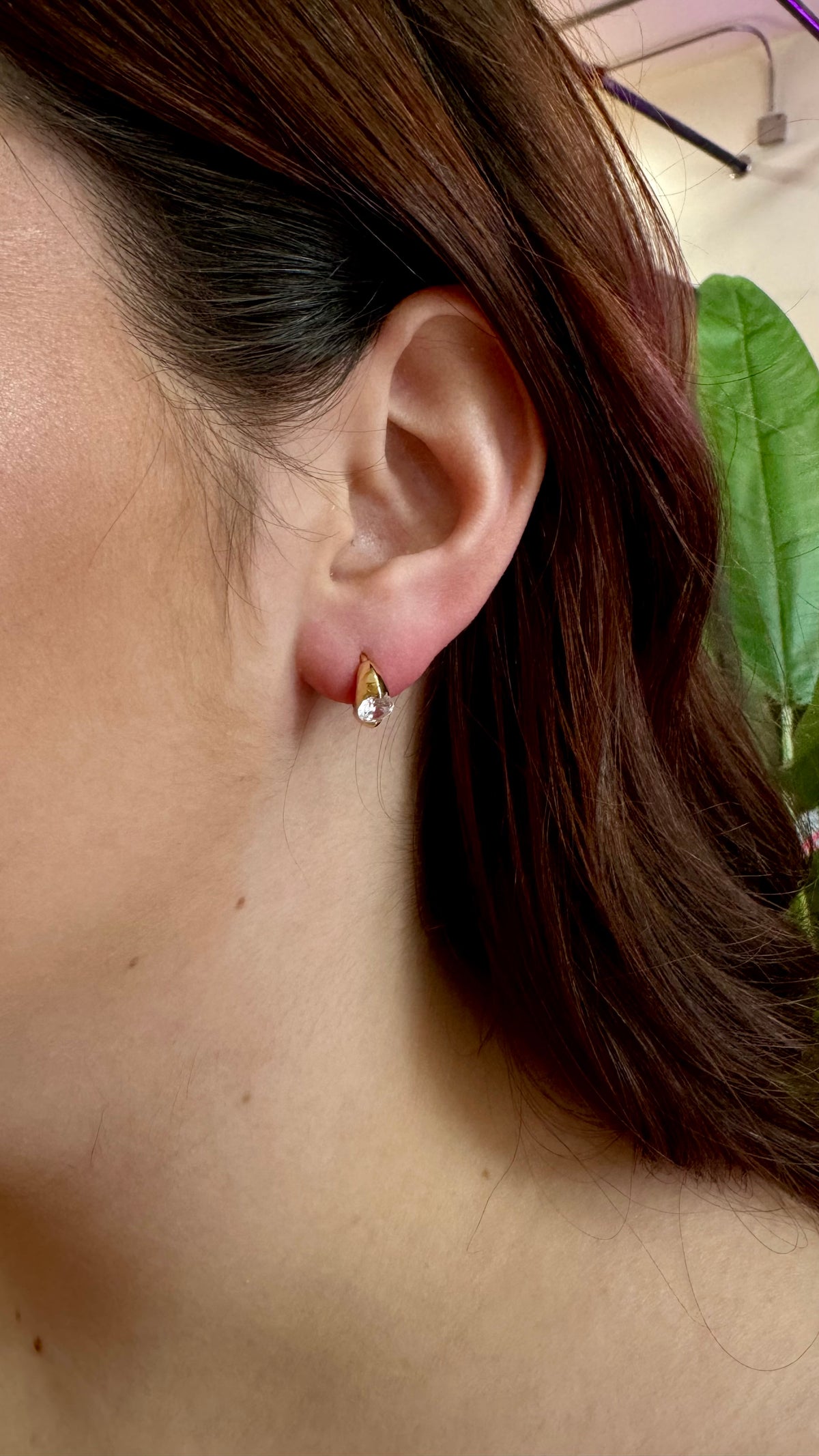 Bettie Mini Hoop Earring-earrings-Kenze Panne-Peachy Keen Boutique, Women's Fashion Boutique, Located in Cape Girardeau and Dexter, MO