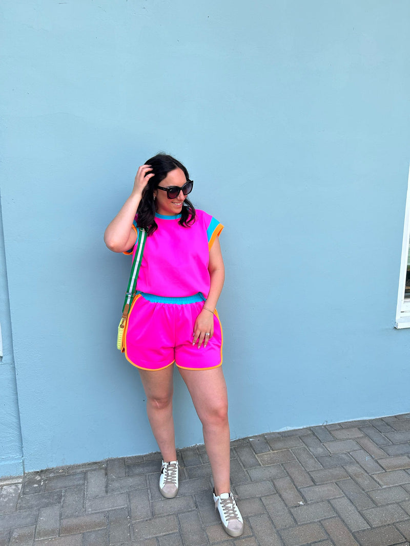 Bright Girl Summer Shorts [Matching Set]-200 Shorts/Skirts-Why Dresses-Peachy Keen Boutique, Women's Fashion Boutique, Located in Cape Girardeau and Dexter, MO