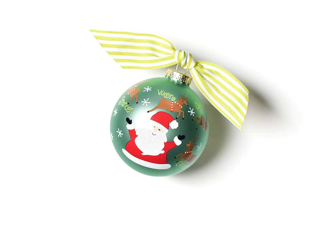 Christmas Calling Reindeer Glass Ornament-310 Home-Happy Everything-Peachy Keen Boutique, Women's Fashion Boutique, Located in Cape Girardeau and Dexter, MO