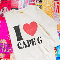 I Heart Cape G Sweatshirt-150 Hoodies/Pullovers-Mamie Ruth-Peachy Keen Boutique, Women's Fashion Boutique, Located in Cape Girardeau and Dexter, MO