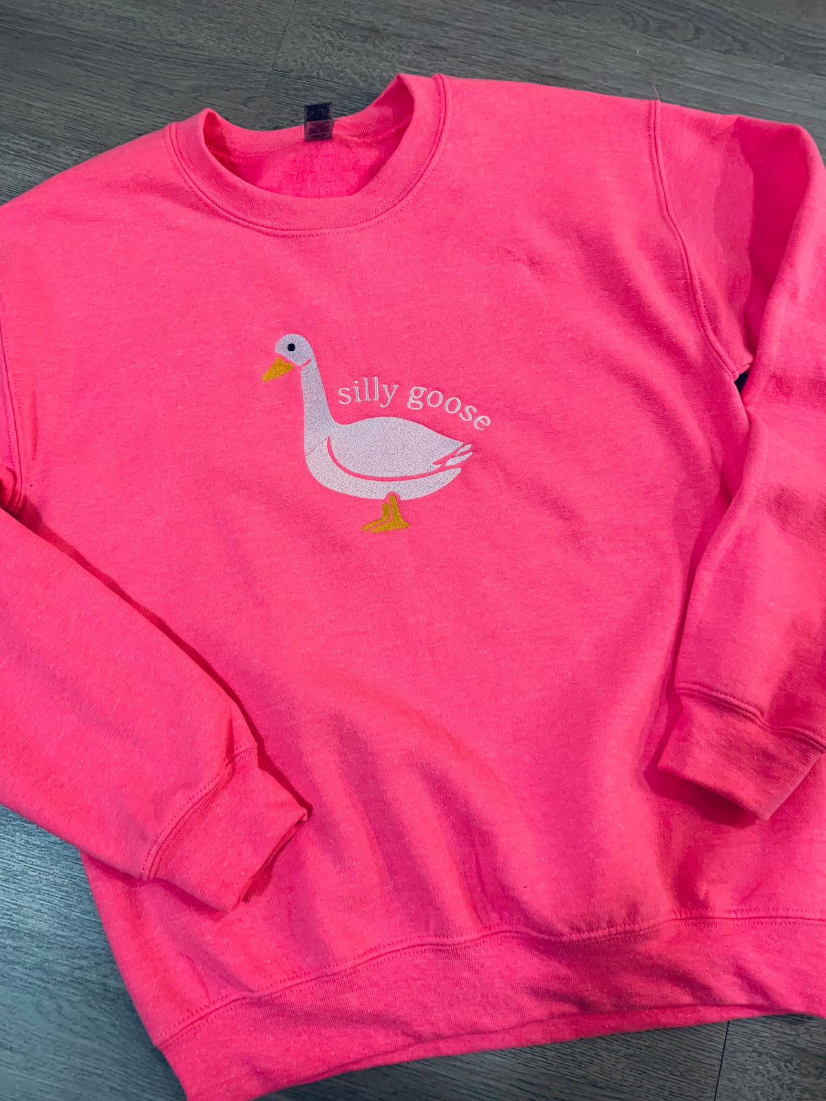 Silly Goose Sweatshirt-243 custom-Peachy Keen Boutique-Peachy Keen Boutique, Women's Fashion Boutique, Located in Cape Girardeau and Dexter, MO