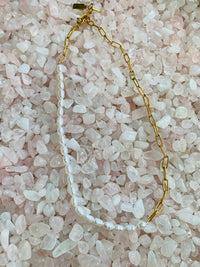 Pennie Paperclip Pearl Necklace-Necklaces-3 Souls Jewelry-Peachy Keen Boutique, Women's Fashion Boutique, Located in Cape Girardeau and Dexter, MO