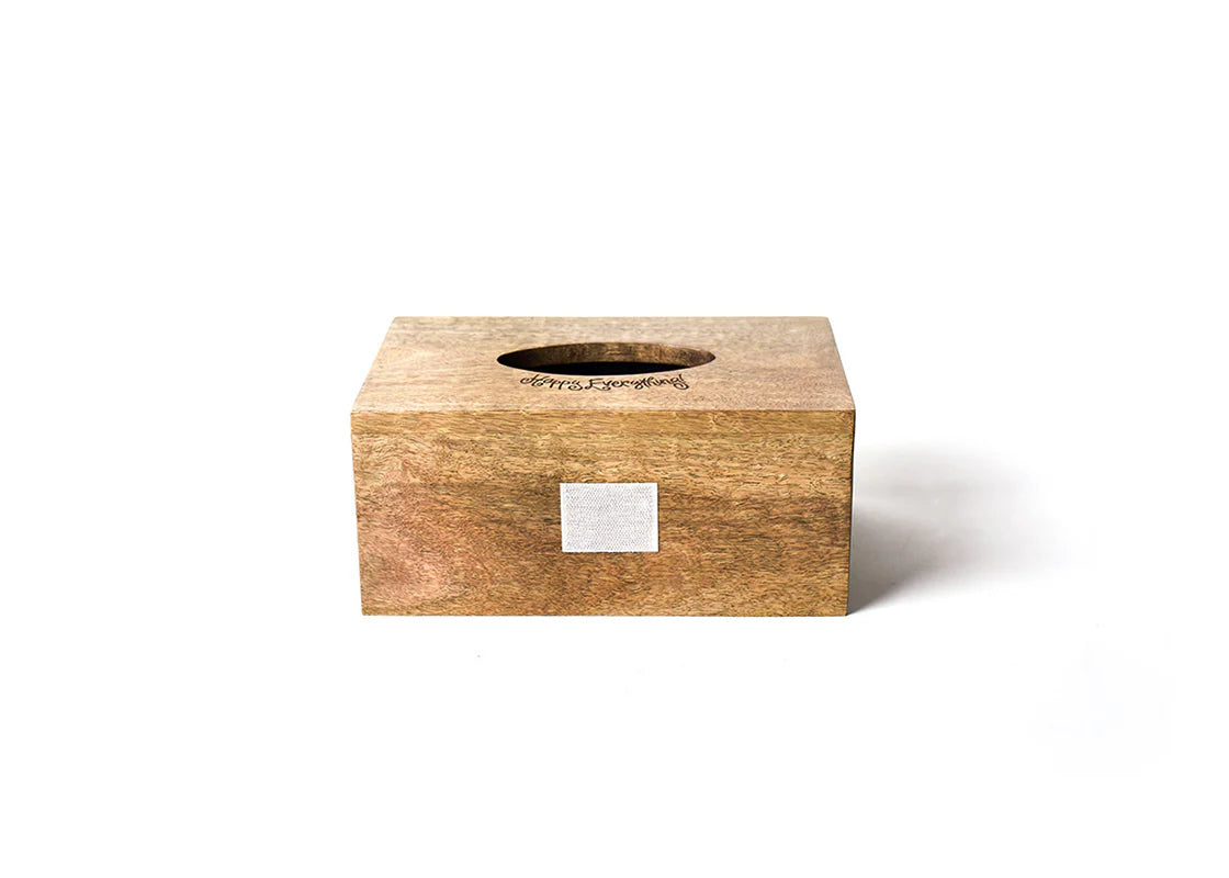 Mini Rectangle Wood Tissue Box-310 Home-Happy Everything-Peachy Keen Boutique, Women's Fashion Boutique, Located in Cape Girardeau and Dexter, MO