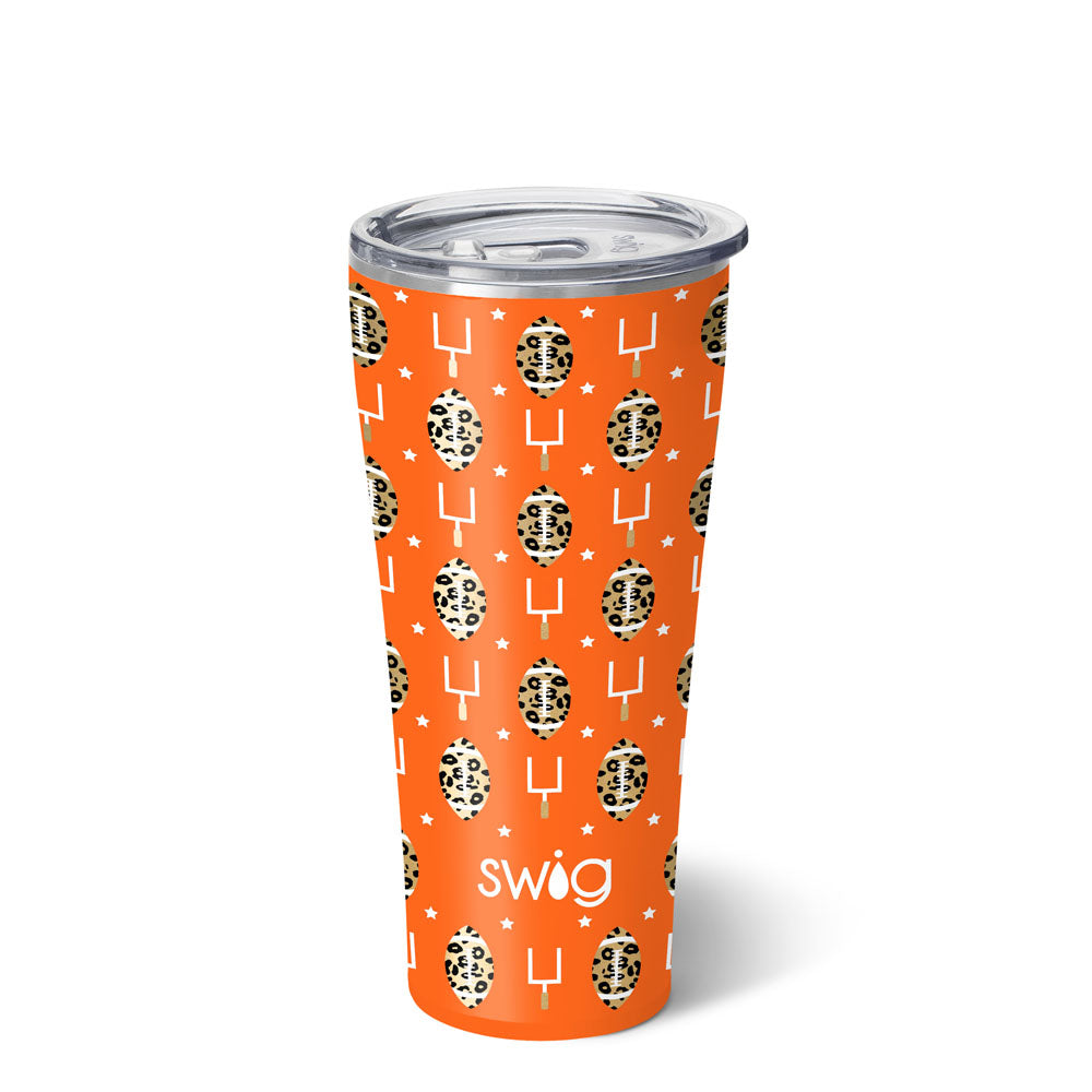 Touchdown Orange 32 oz. Tumbler-310 Home-Swig-Peachy Keen Boutique, Women's Fashion Boutique, Located in Cape Girardeau and Dexter, MO