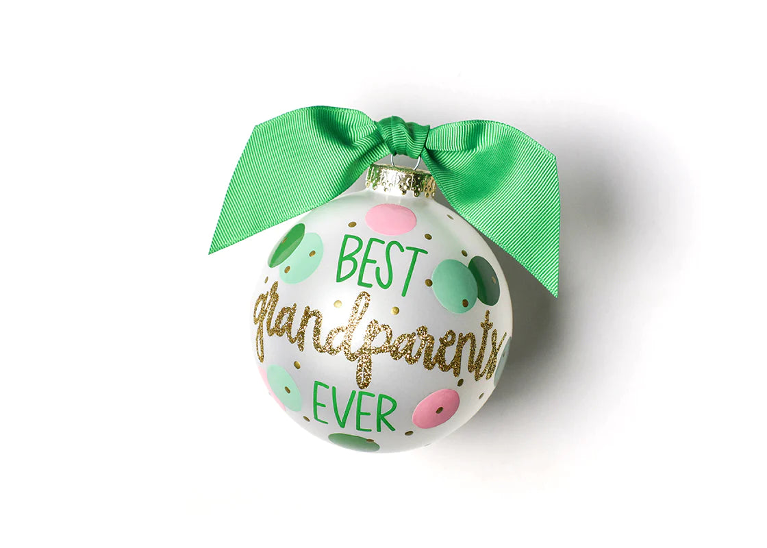 Best Grandparents Ever Glass Ornament-310 Home-Happy Everything-Peachy Keen Boutique, Women's Fashion Boutique, Located in Cape Girardeau and Dexter, MO