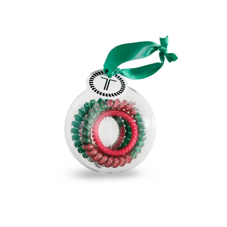 Teleties Christmas Ornament 5 pk-260 Hair Accessories-Teleties-Peachy Keen Boutique, Women's Fashion Boutique, Located in Cape Girardeau and Dexter, MO