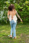 HIDDEN | Happi Mid Rise Flare with Destroyed Hem-210 Denim-Hidden-Peachy Keen Boutique, Women's Fashion Boutique, Located in Cape Girardeau and Dexter, MO