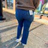 Hidden | Happi High Rise Cropped Flare-Bottoms - Denim-Hidden-Peachy Keen Boutique, Women's Fashion Boutique, Located in Cape Girardeau and Dexter, MO