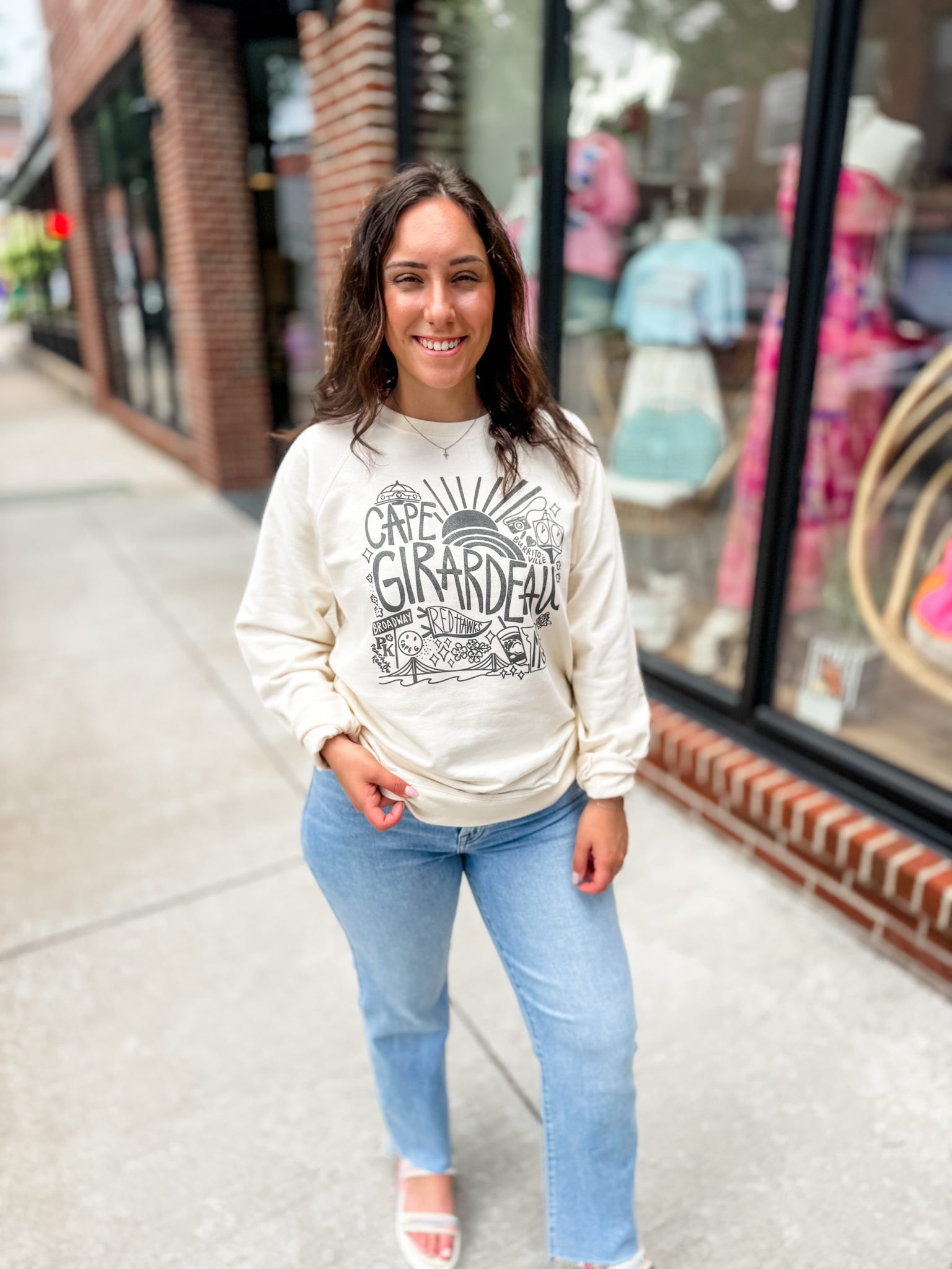 Cape Girardeau City Things Pullover-Tops - Sweatshirts-Mamie Ruth-Peachy Keen Boutique, Women's Fashion Boutique, Located in Cape Girardeau and Dexter, MO