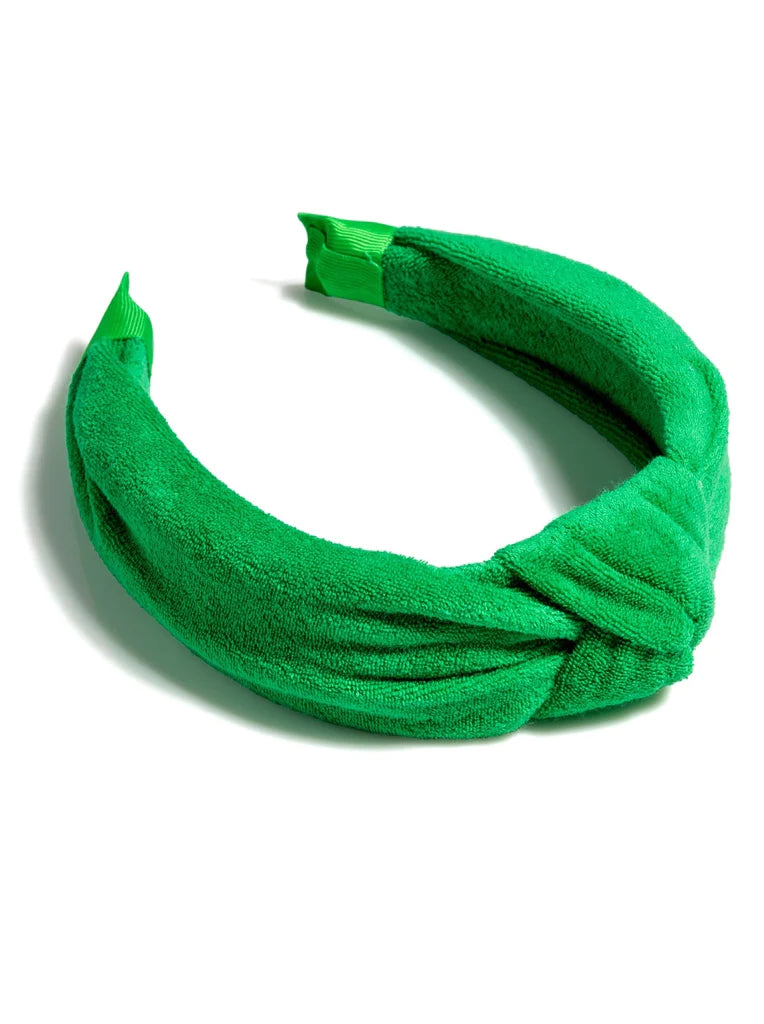 Terry Knotted Headband, Kelly Green-260 Hair Accessories-Shiraleah-Peachy Keen Boutique, Women's Fashion Boutique, Located in Cape Girardeau and Dexter, MO