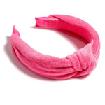 Terry Knotted Headband, Fuchsia-Accessories - Hair-Shiraleah-Peachy Keen Boutique, Women's Fashion Boutique, Located in Cape Girardeau and Dexter, MO