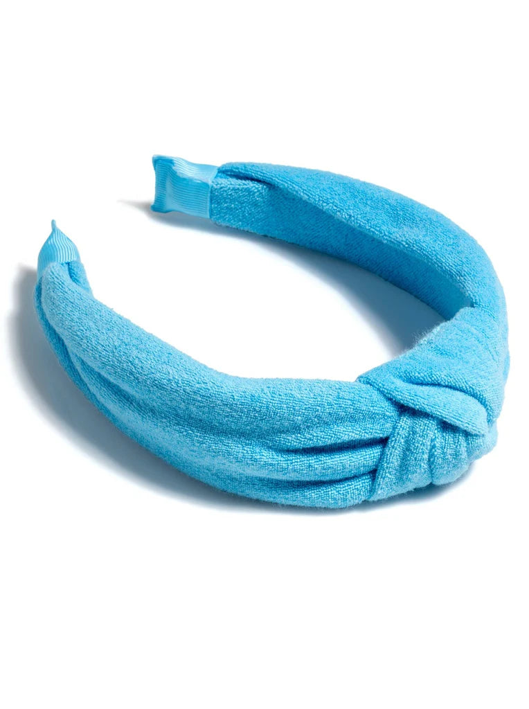 Terry Knotted Headband, Sky Blue-260 Hair Accessories-Shiraleah-Peachy Keen Boutique, Women's Fashion Boutique, Located in Cape Girardeau and Dexter, MO
