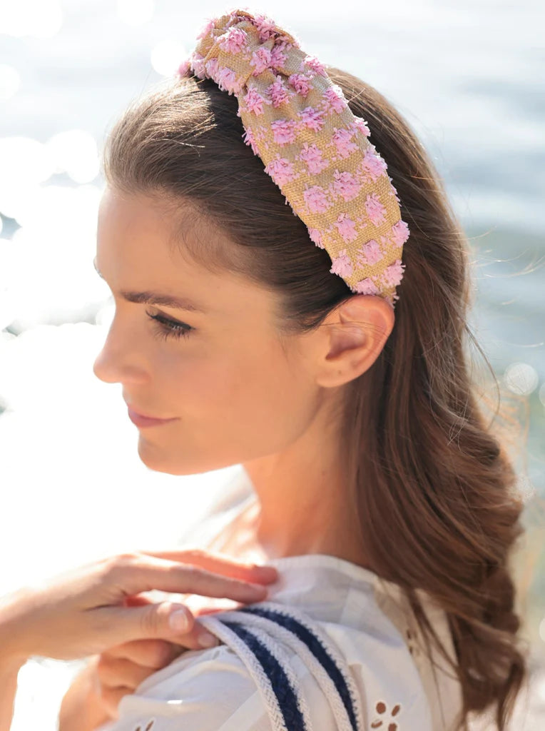 Beach Babe Headband, Pink-260 Hair Accessories-Shiraleah-Peachy Keen Boutique, Women's Fashion Boutique, Located in Cape Girardeau and Dexter, MO