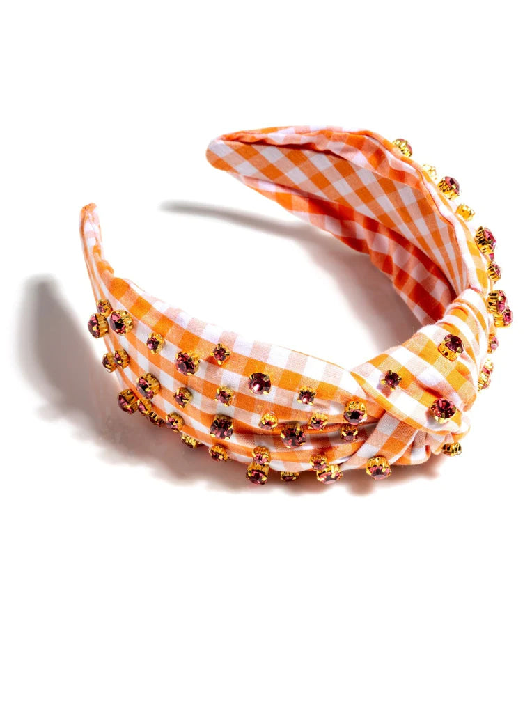 Preppy Girl Headband, Orange-260 Hair Accessories-Shiraleah-Peachy Keen Boutique, Women's Fashion Boutique, Located in Cape Girardeau and Dexter, MO
