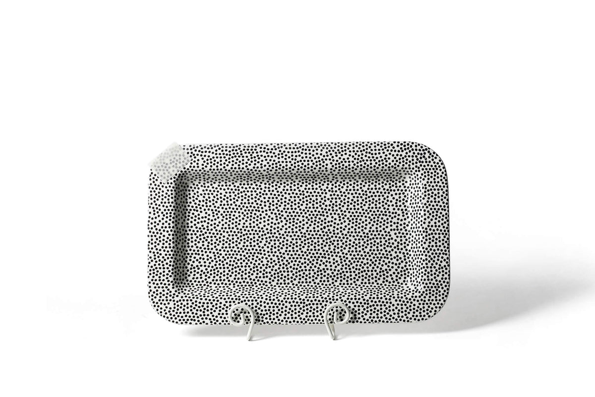 Black Small Dot Mini Entertaining Platter-310 Home-Happy Everything-Peachy Keen Boutique, Women's Fashion Boutique, Located in Cape Girardeau and Dexter, MO