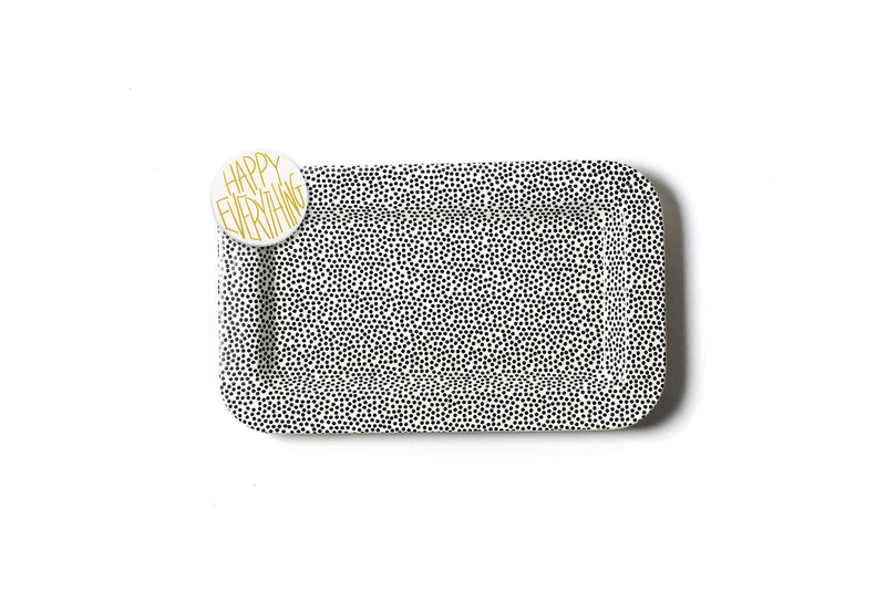 Black Small Dot Mini Entertaining Platter-310 Home-Happy Everything-Peachy Keen Boutique, Women's Fashion Boutique, Located in Cape Girardeau and Dexter, MO