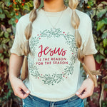 Jesus is the Reason T-shirt-Tops - Tees-Al + Gray Wholesale-Peachy Keen Boutique, Women's Fashion Boutique, Located in Cape Girardeau and Dexter, MO