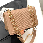 Tessa Vegan Leather Chevron Grid Crossbody Purse - Mocha-Bags - Purses & Handbags-Zenana-Peachy Keen Boutique, Women's Fashion Boutique, Located in Cape Girardeau and Dexter, MO