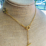 Dianne T Bar Necklace-Jewelry - Necklaces-3 Souls Jewelry-Peachy Keen Boutique, Women's Fashion Boutique, Located in Cape Girardeau and Dexter, MO