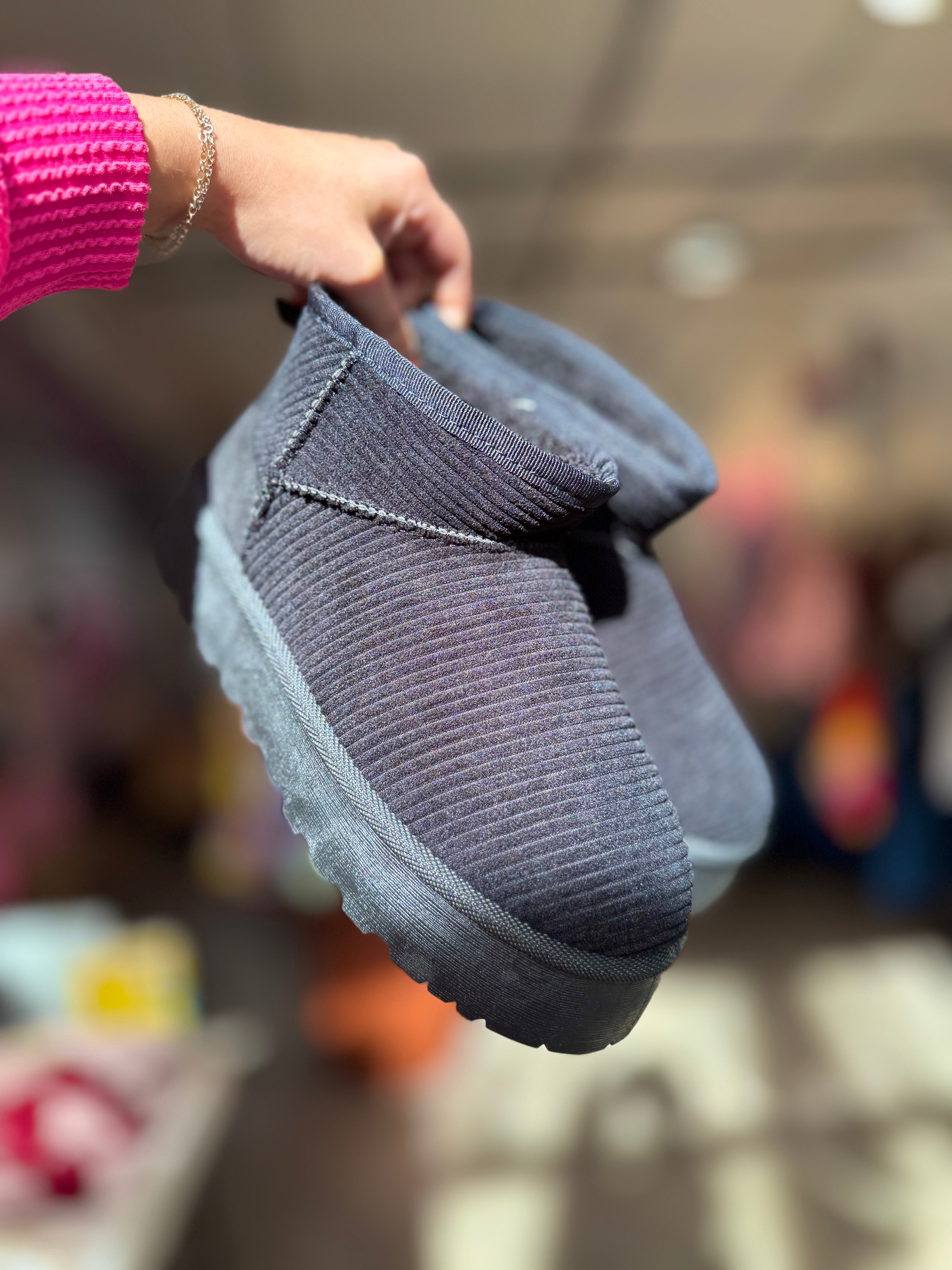 Black Corduroy Ankle Bootie-Shoes - Boots-Chinese Laundry-Peachy Keen Boutique, Women's Fashion Boutique, Located in Cape Girardeau and Dexter, MO