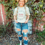 Jesus is the Reason T-shirt-Tops - Tees-Al + Gray Wholesale-Peachy Keen Boutique, Women's Fashion Boutique, Located in Cape Girardeau and Dexter, MO