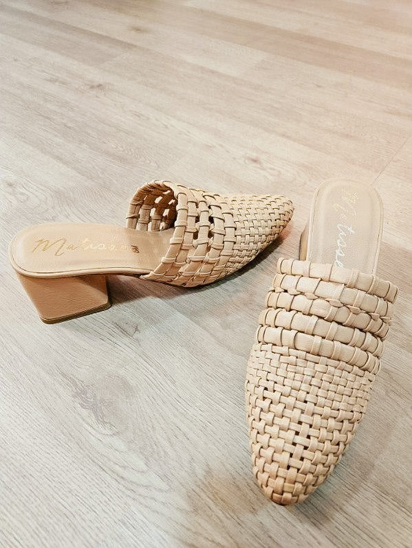 Matisse Braided Ivory Mule-Shoes - Heels-Matisse-Peachy Keen Boutique, Women's Fashion Boutique, Located in Cape Girardeau and Dexter, MO