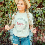 Jesus is the Reason T-shirt-Tops - Tees-Al + Gray Wholesale-Peachy Keen Boutique, Women's Fashion Boutique, Located in Cape Girardeau and Dexter, MO