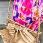 Dayton Straw Crossbody Bag-Bags - Purses & Handbags-Kenze Panne-Peachy Keen Boutique, Women's Fashion Boutique, Located in Cape Girardeau and Dexter, MO