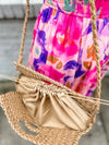 Dayton Straw Crossbody Bag-Bags - Purses & Handbags-Kenze Panne-Peachy Keen Boutique, Women's Fashion Boutique, Located in Cape Girardeau and Dexter, MO