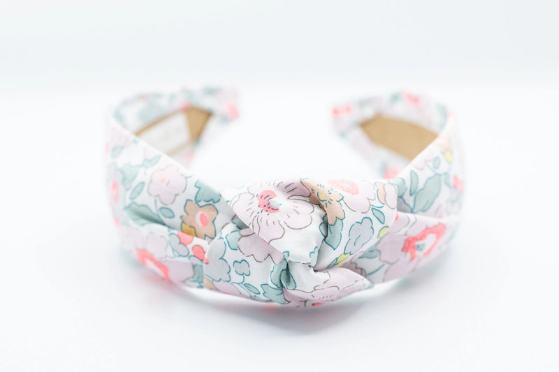 Jasmine Spring Floral Headband-260 Hair Accessories-Jocelyn-Peachy Keen Boutique, Women's Fashion Boutique, Located in Cape Girardeau and Dexter, MO