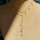 Sophie Pearl Drop Necklace-Jewelry - Necklaces-Peachy Keen Boutique-Peachy Keen Boutique, Women's Fashion Boutique, Located in Cape Girardeau and Dexter, MO