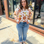 Baylee Floral Sweater Top-Tops - Sweaters-Main Strip-Peachy Keen Boutique, Women's Fashion Boutique, Located in Cape Girardeau and Dexter, MO