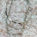 Reese Silver Tri Chain Necklaces-Jewelry - Necklaces-Kenze Panne-Peachy Keen Boutique, Women's Fashion Boutique, Located in Cape Girardeau and Dexter, MO