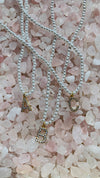 Pearl Girl Initial Necklace-Necklace-Haute Mess Jewelry-Peachy Keen Boutique, Women's Fashion Boutique, Located in Cape Girardeau and Dexter, MO