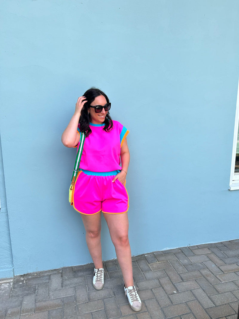 Bright Girl Summer Shorts [Matching Set]-200 Shorts/Skirts-Why Dresses-Peachy Keen Boutique, Women's Fashion Boutique, Located in Cape Girardeau and Dexter, MO