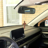 Stained Glass Acrylic Cross Rearview Mirror Charm-Home - Faith Based-Ashley Lariscy-Peachy Keen Boutique, Women's Fashion Boutique, Located in Cape Girardeau and Dexter, MO