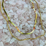 Tiffany Twisted Blade Necklace-Jewelry - Necklaces-3 Souls Jewelry-Peachy Keen Boutique, Women's Fashion Boutique, Located in Cape Girardeau and Dexter, MO