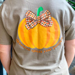 Whatever Spices Your Pumpkin Graphic Tee-130 Graphic T's-Peachy Keen Boutique-Peachy Keen Boutique, Women's Fashion Boutique, Located in Cape Girardeau and Dexter, MO