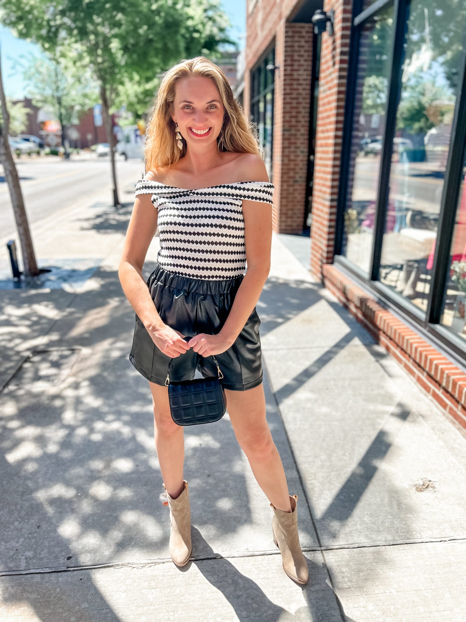 Ezra Off the Shoulder Top-Tops-BucketList-Peachy Keen Boutique, Women's Fashion Boutique, Located in Cape Girardeau and Dexter, MO