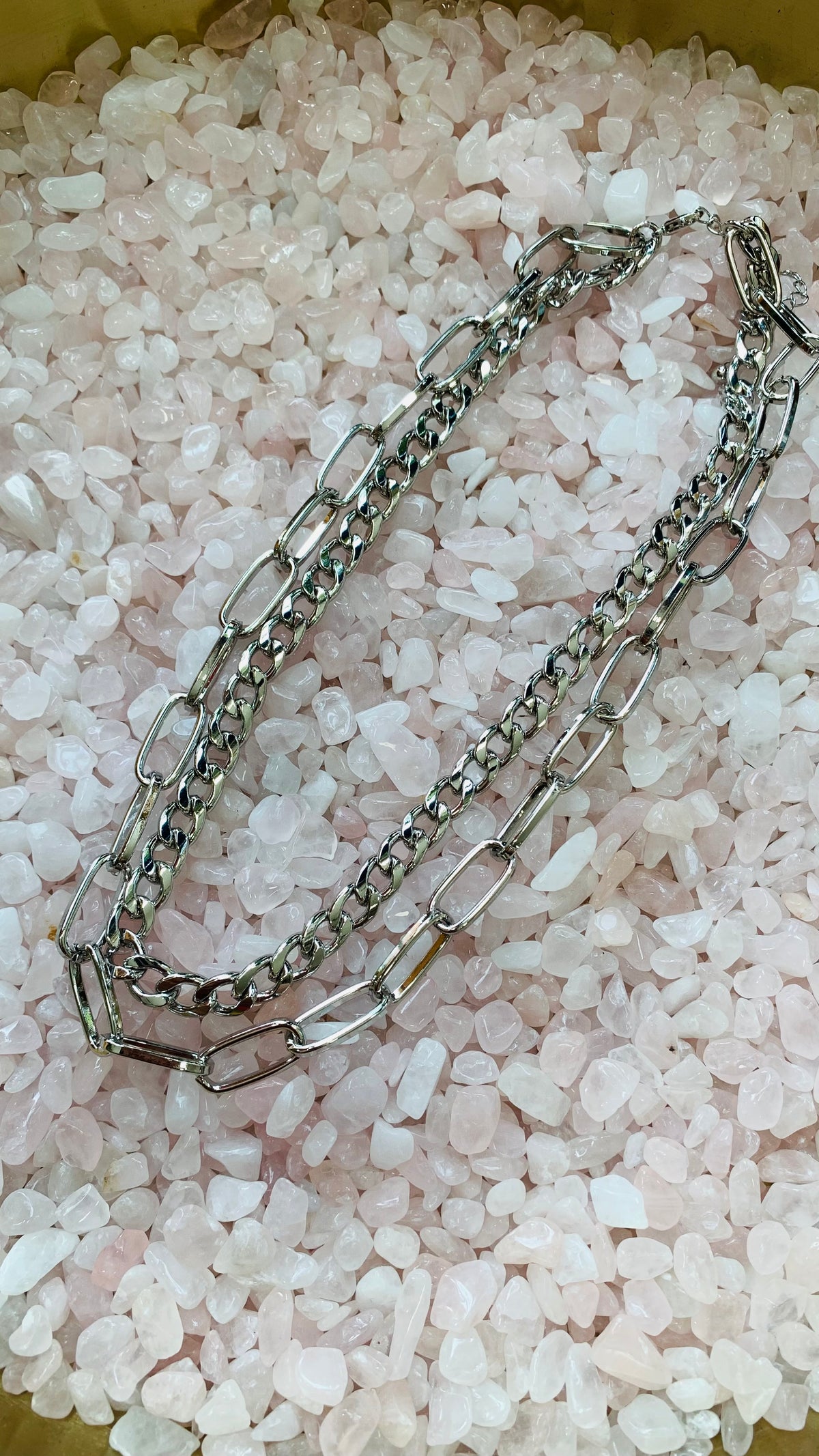 Chylie Silver Chunky Layered Necklace-Necklaces-Kenze Panne-Peachy Keen Boutique, Women's Fashion Boutique, Located in Cape Girardeau and Dexter, MO
