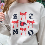 SEMO & Bows Crewneck-Tops - Sweatshirts-Peachy Keen Boutique-Peachy Keen Boutique, Women's Fashion Boutique, Located in Cape Girardeau and Dexter, MO