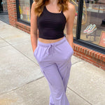 Lavender Haze Cargo Sweats-Bottoms - Pants-Rae Mode-Peachy Keen Boutique, Women's Fashion Boutique, Located in Cape Girardeau and Dexter, MO