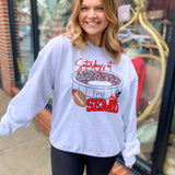 SEMO Stadium Gameday Crewneck-Tops - Sweatshirts-Peachy Keen Boutique-Peachy Keen Boutique, Women's Fashion Boutique, Located in Cape Girardeau and Dexter, MO