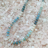 Beckie Beaded Necklace, Blue-Jewelry - Necklaces-Kenze Panne-Peachy Keen Boutique, Women's Fashion Boutique, Located in Cape Girardeau and Dexter, MO