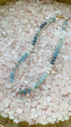 Beckie Beaded Necklace, Blue-Jewelry - Necklaces-Kenze Panne-Peachy Keen Boutique, Women's Fashion Boutique, Located in Cape Girardeau and Dexter, MO