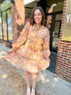 Evie Dusty Pink Patch Dress-Dresses-&Merci-Peachy Keen Boutique, Women's Fashion Boutique, Located in Cape Girardeau and Dexter, MO