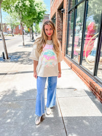 HIDDEN | Medium Blue Nori High Waist Wide Leg Jeans-210 Denim-Hidden-Peachy Keen Boutique, Women's Fashion Boutique, Located in Cape Girardeau and Dexter, MO