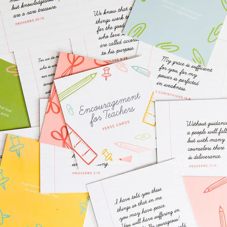 Encouragement for Teachers Verse Cards-330 Other-The Daily Grace Co.-Peachy Keen Boutique, Women's Fashion Boutique, Located in Cape Girardeau and Dexter, MO